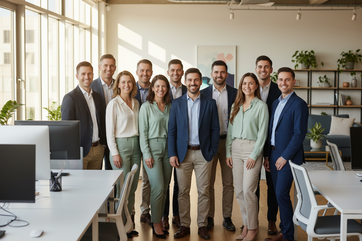 A TIM IN OFFICE GRUP PICTURE