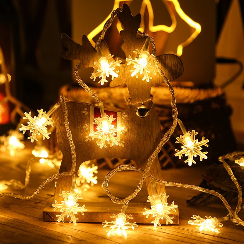 LED Snowflake String Garland Fairy Lights™