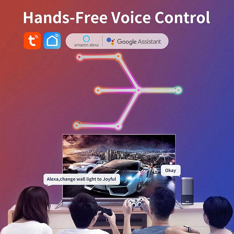 DIY Splicing Wall Light LED RGBIC Dynamic Atmosphere Light™