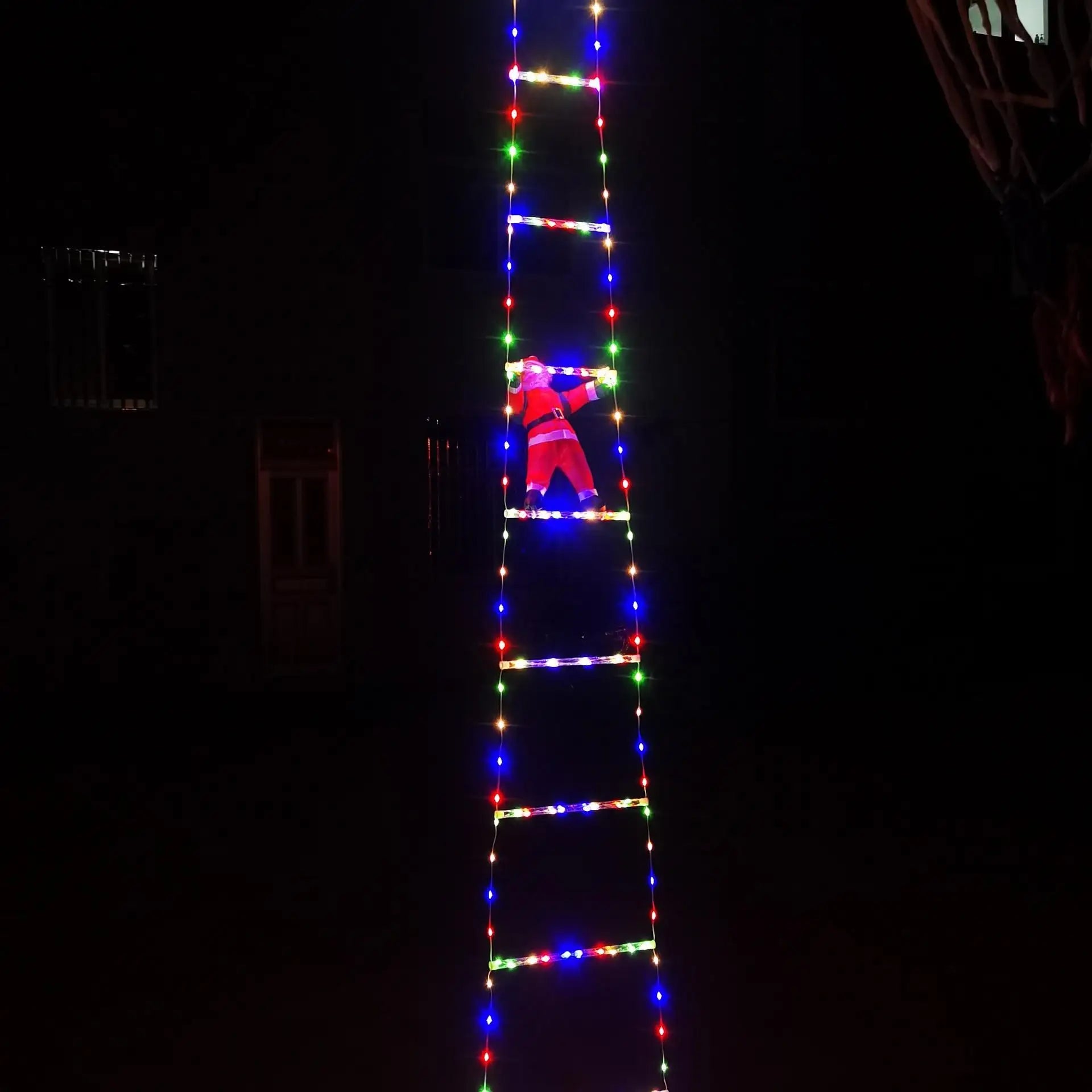 Santa Claus Climbing Ladder™