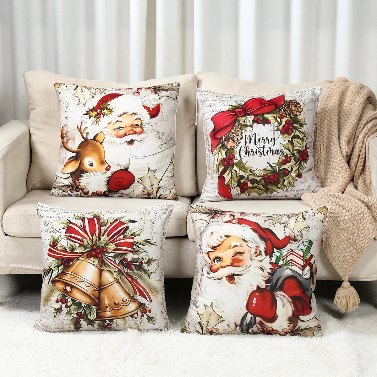 Merry Christmas Cushion Cover™