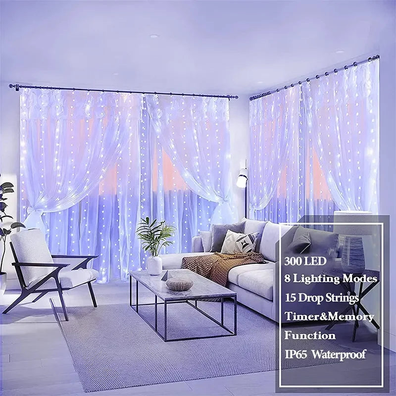 LED Curtain String Lights™