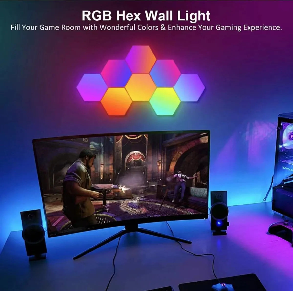 RGB Intelligent Hexagonal Wall Lamp™