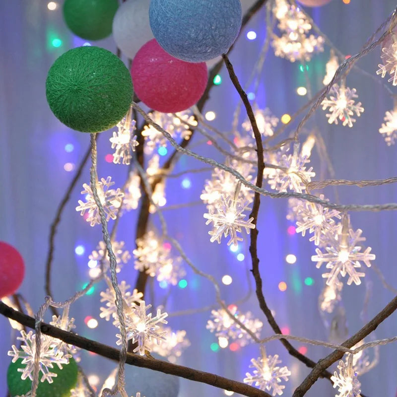 LED Snowflake String Garland Fairy Lights™