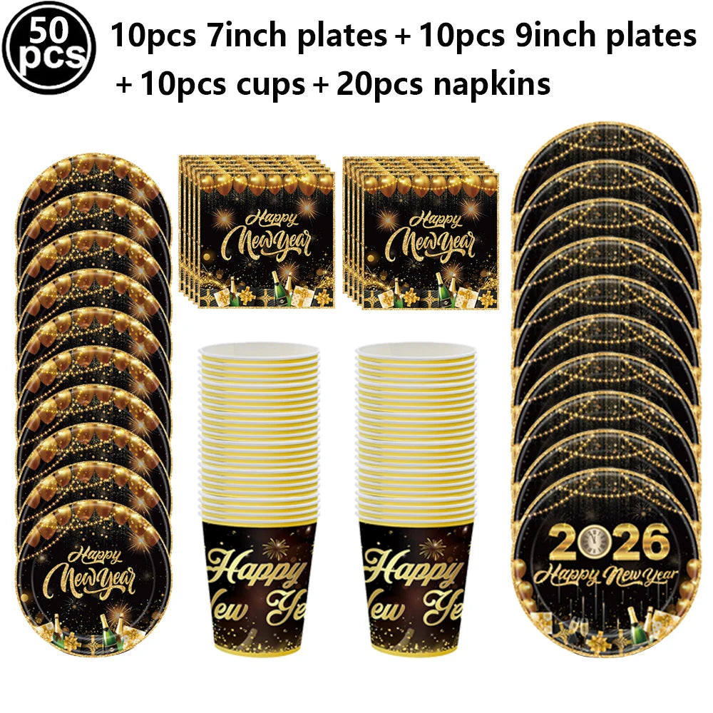 Happy New Year 2026 Party Decor™