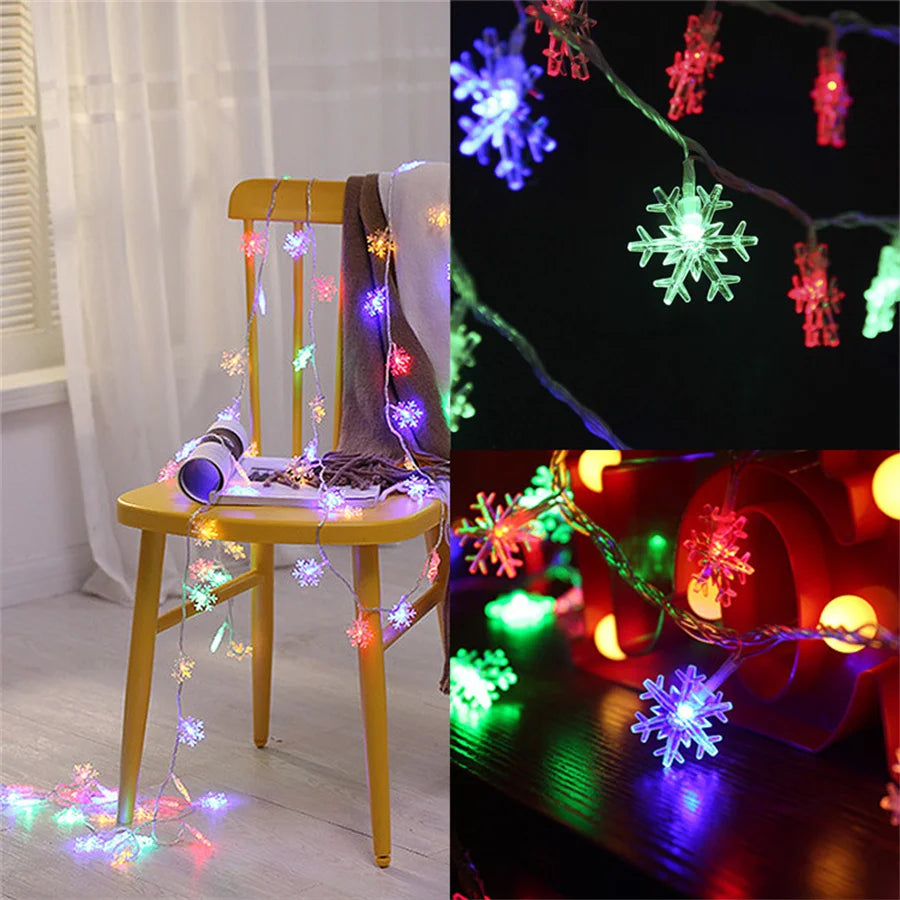 LED Snowflake String Garland Fairy Lights™