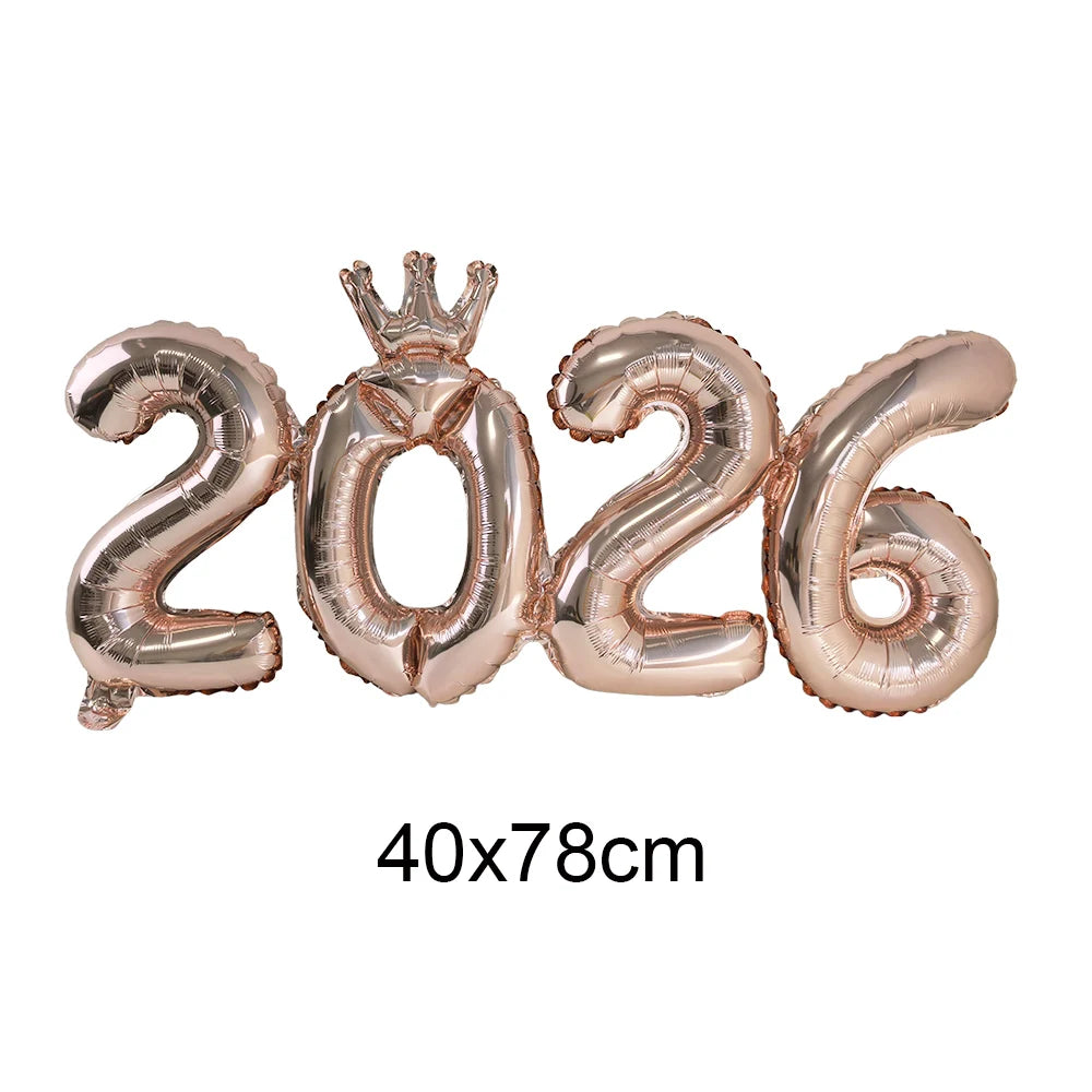 2026 Balloons Gold Numbe™