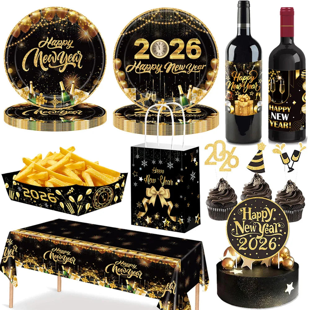 Happy New Year 2026 Party Decor™