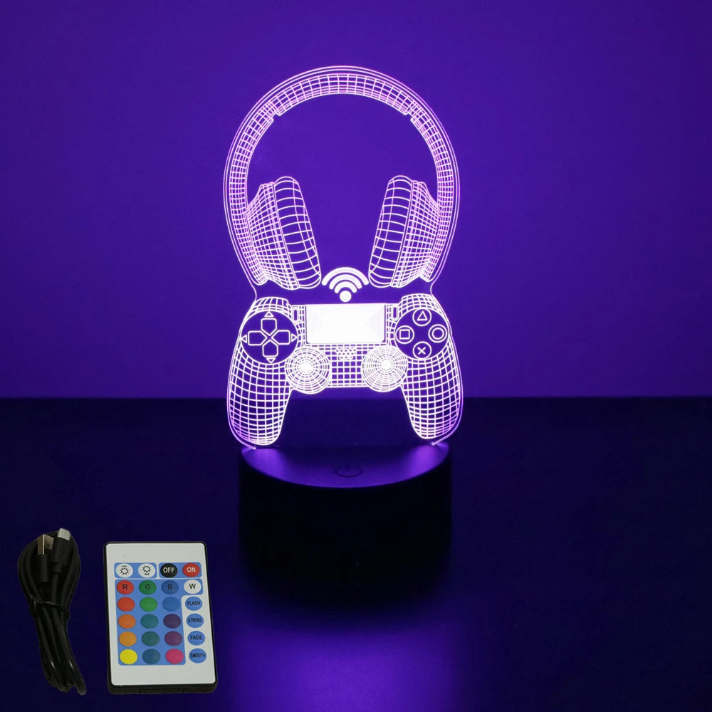 NEON GAMER 3D Lamp™