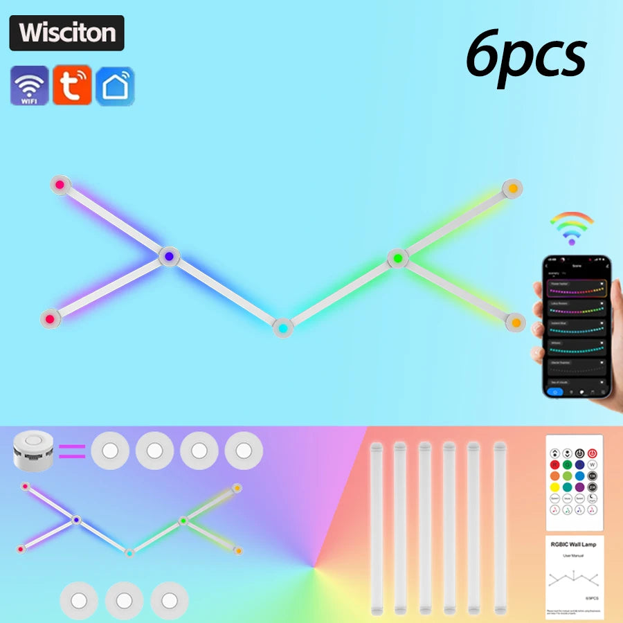 DIY Splicing Wall Light LED RGBIC Dynamic Atmosphere Light™