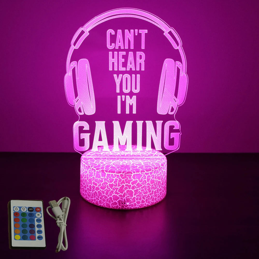 NEON GAMER 3D Lamp™