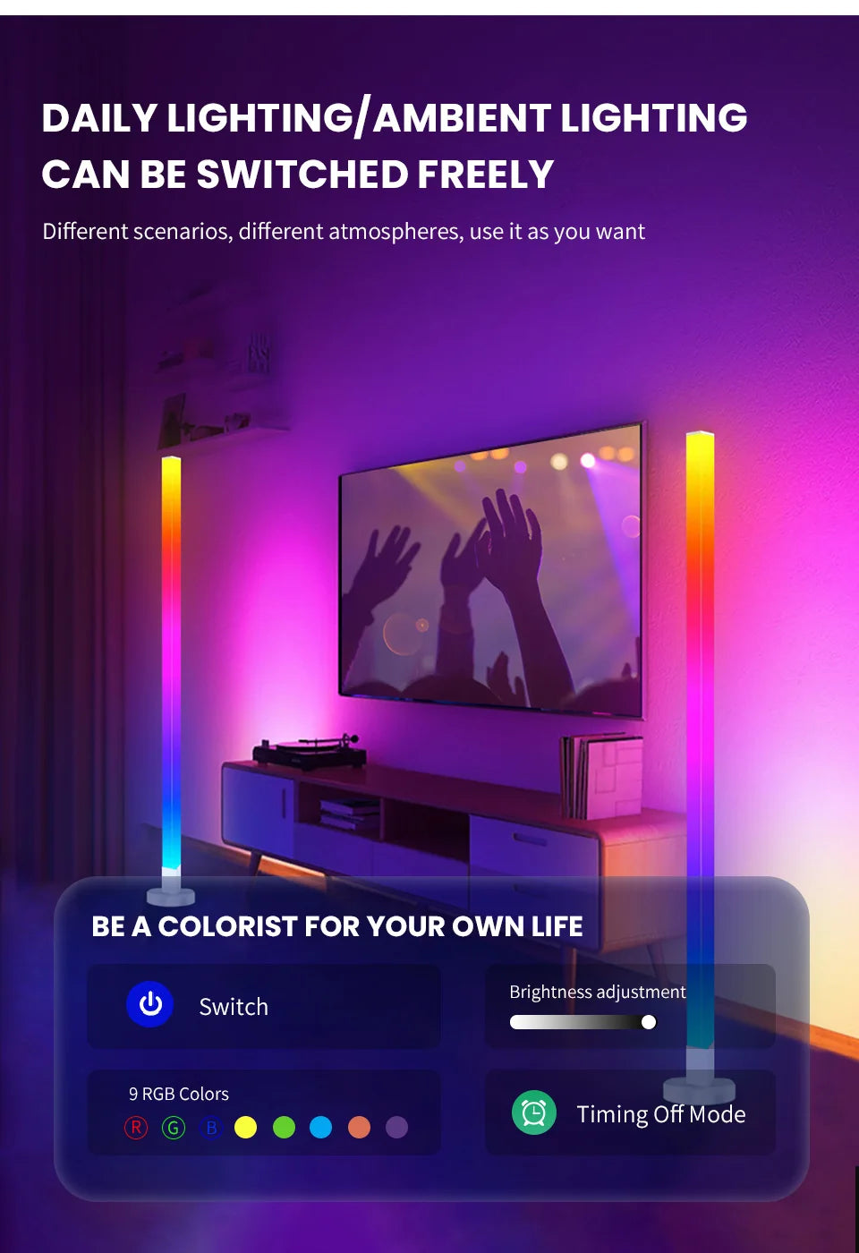 Smart RGB LED Floor Lamp™