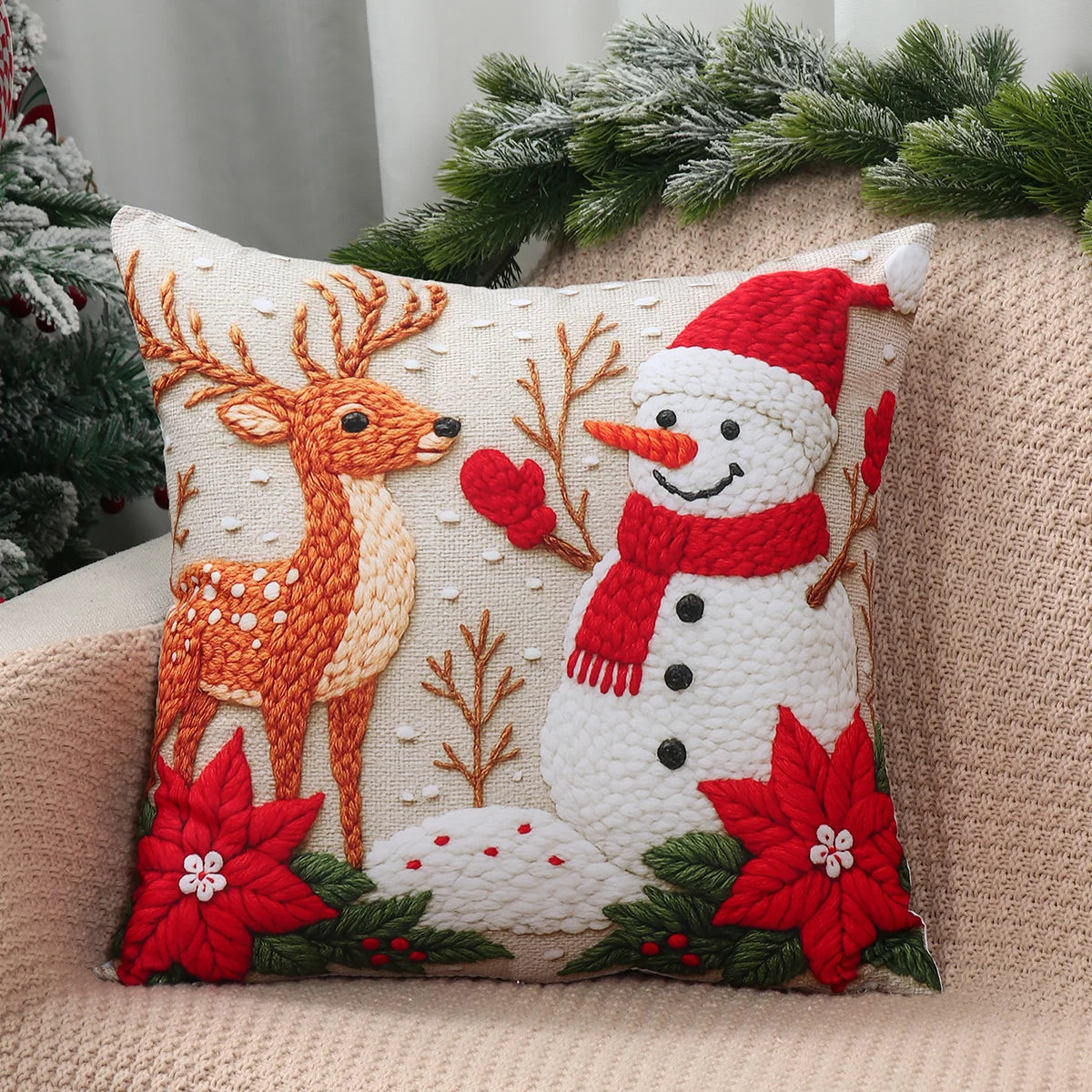 Merry Christmas Cushion Cover™