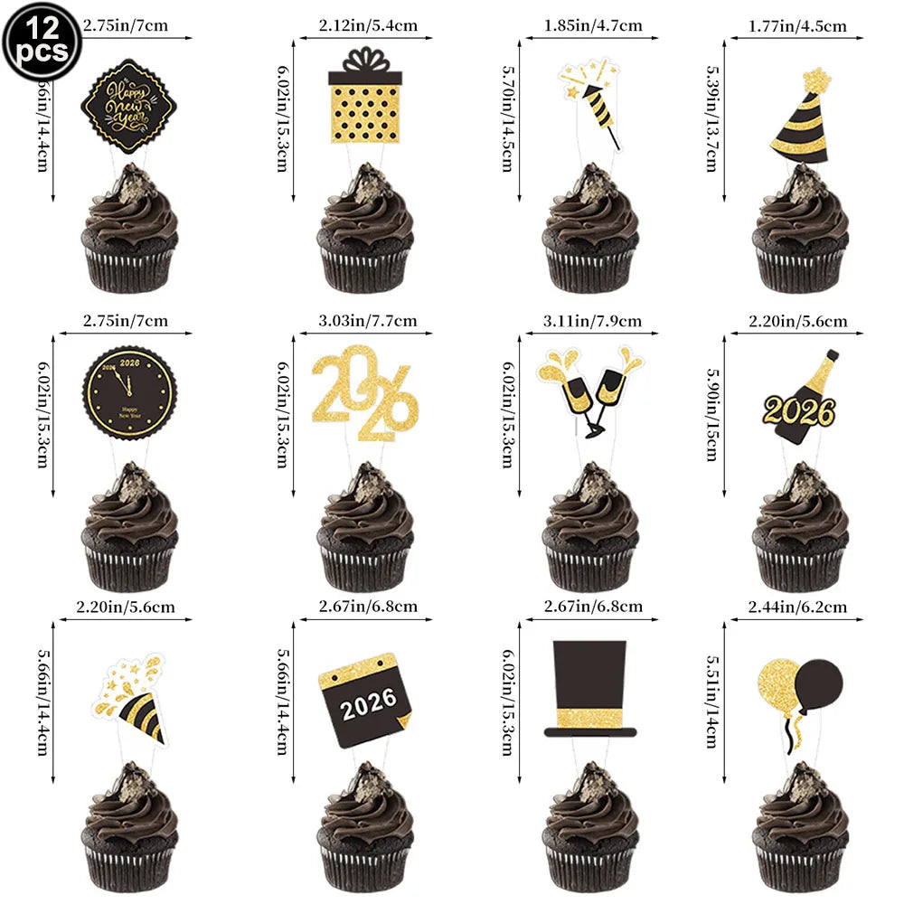 Happy New Year 2026 Party Decor™