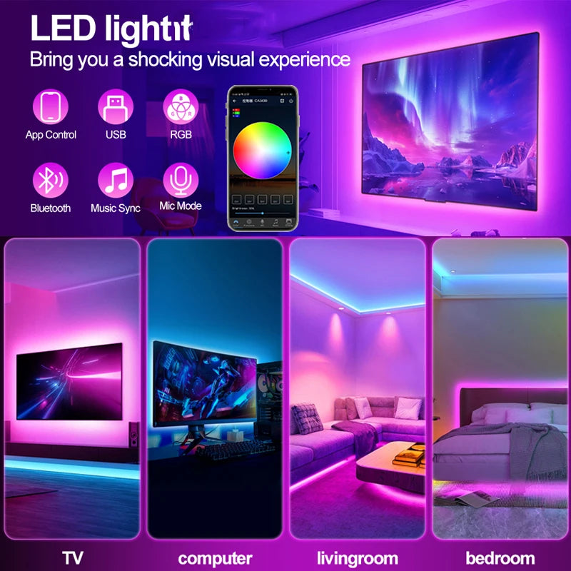 Bluetooth Touch LED Strip Lights™
