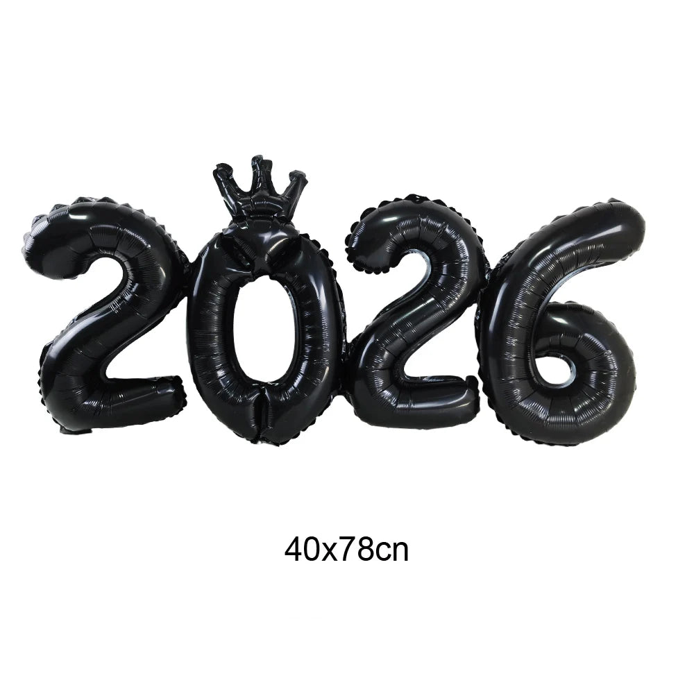 2026 Balloons Gold Numbe™