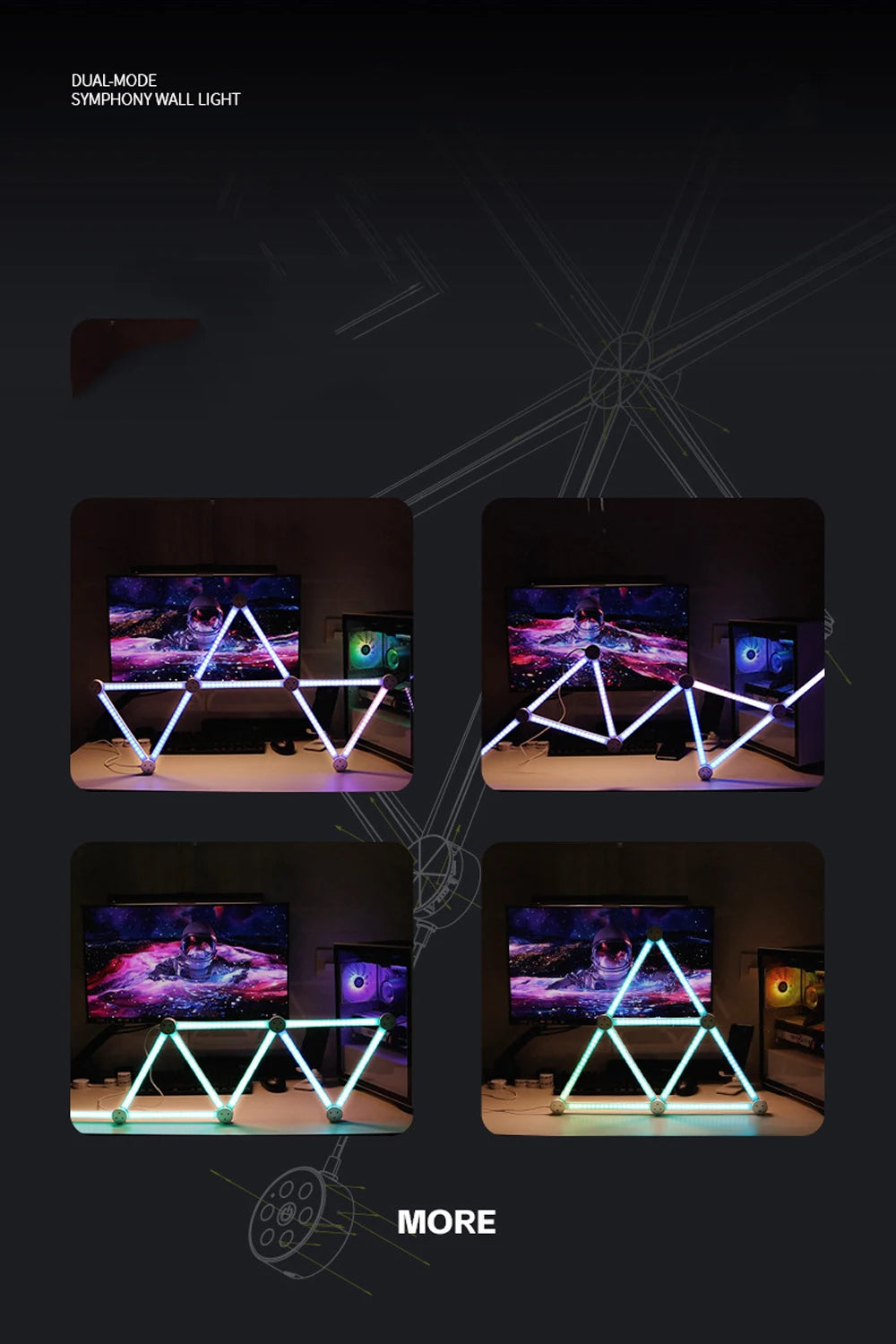 RGB LED Wall Lamp™