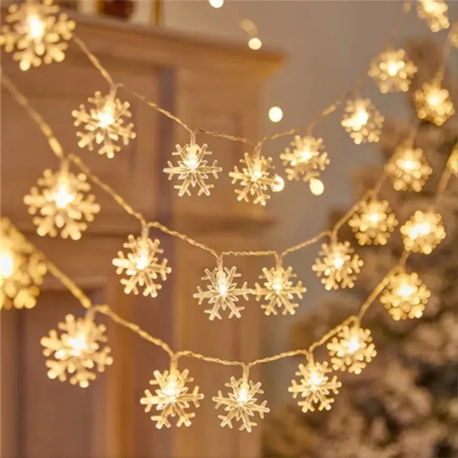 LED Snowflake String Garland Fairy Lights™