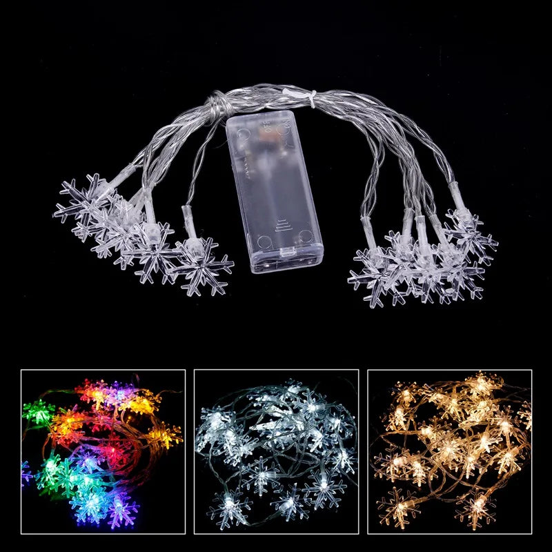 LED Snowflake String Garland Fairy Lights™