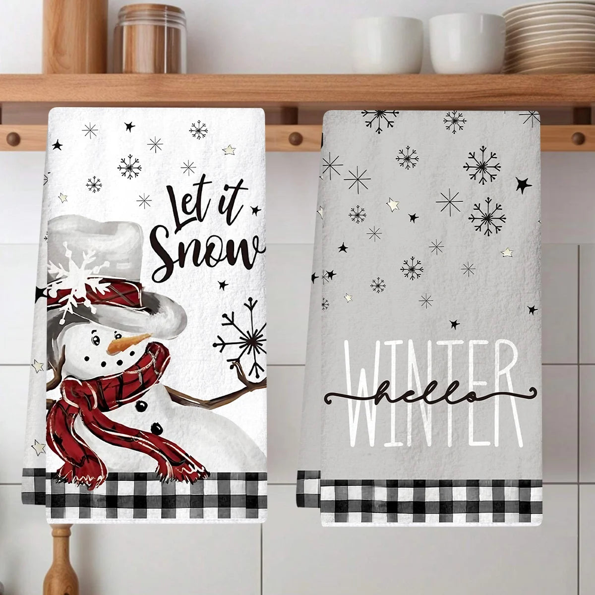 Christmas Kitchen Towels Snowman™