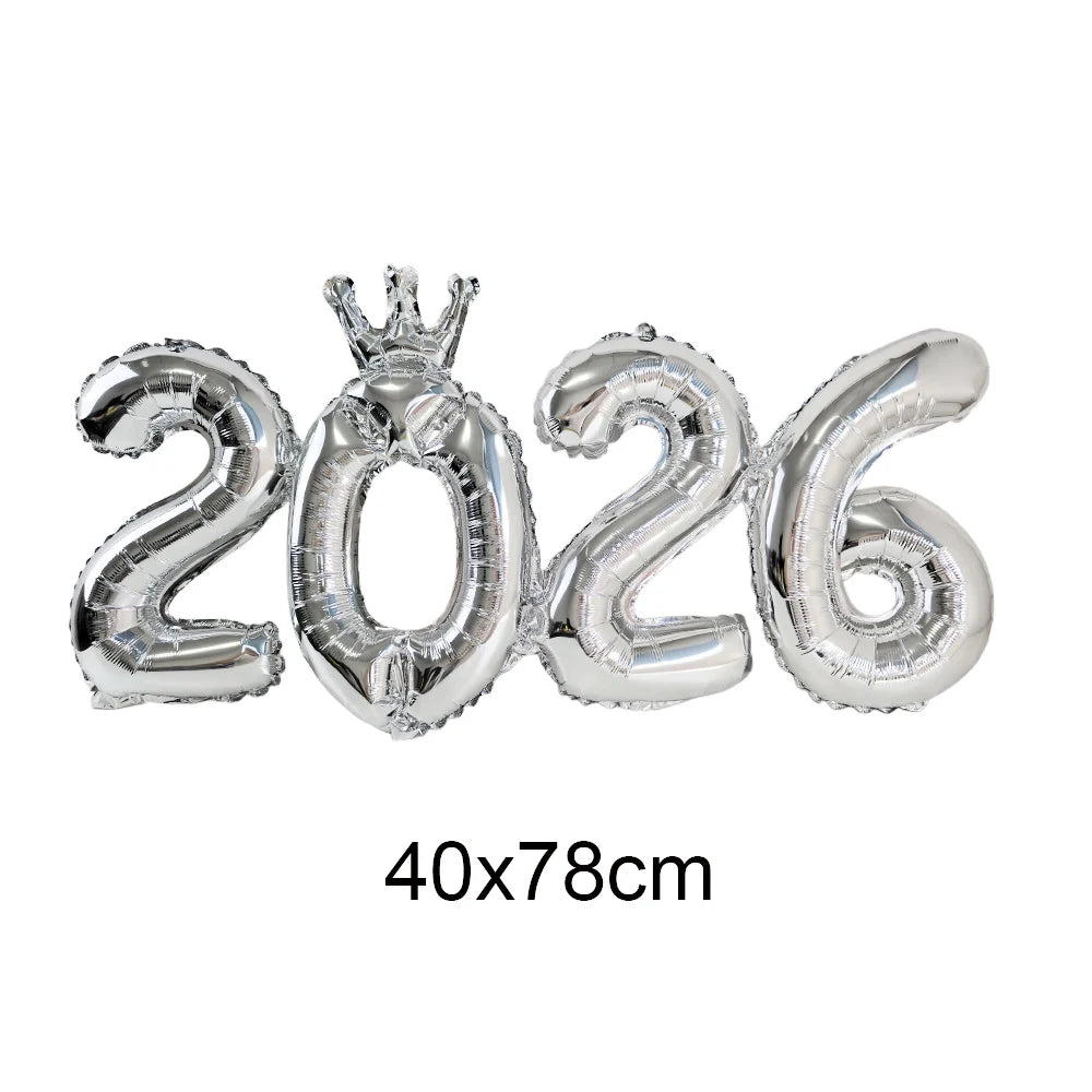 2026 Balloons Gold Numbe™