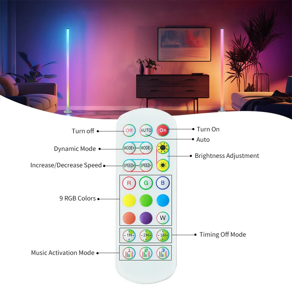 Smart RGB LED Floor Lamp™